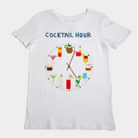 Cocktail Hour Crop Tee
