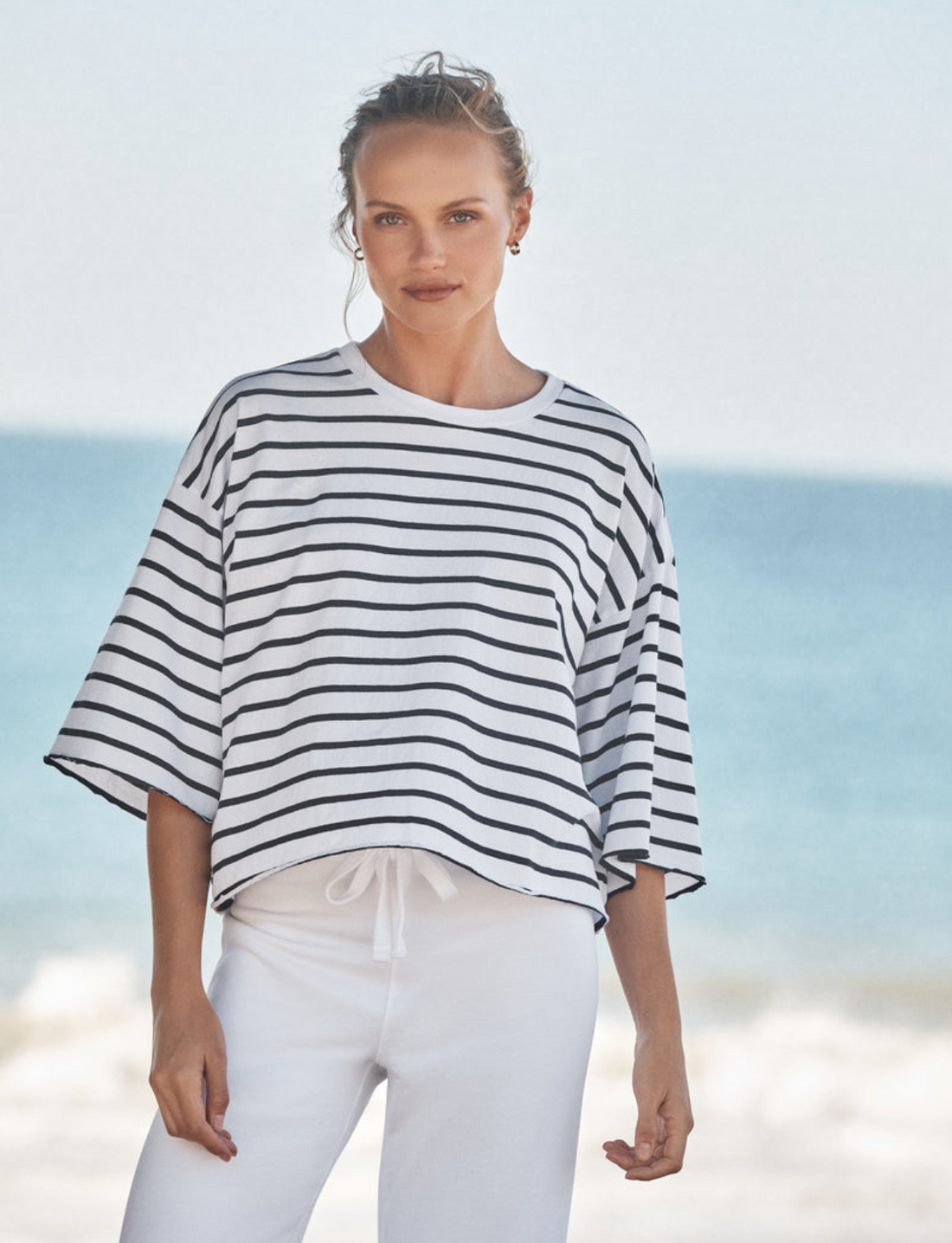 Presley Oversized Striped Tee