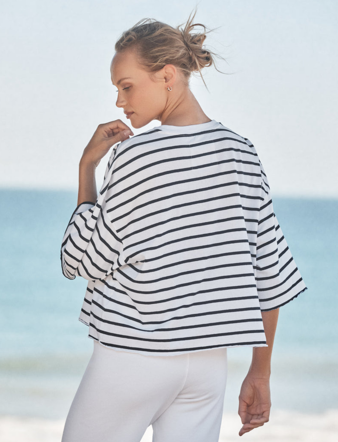 Presley Oversized Striped Tee