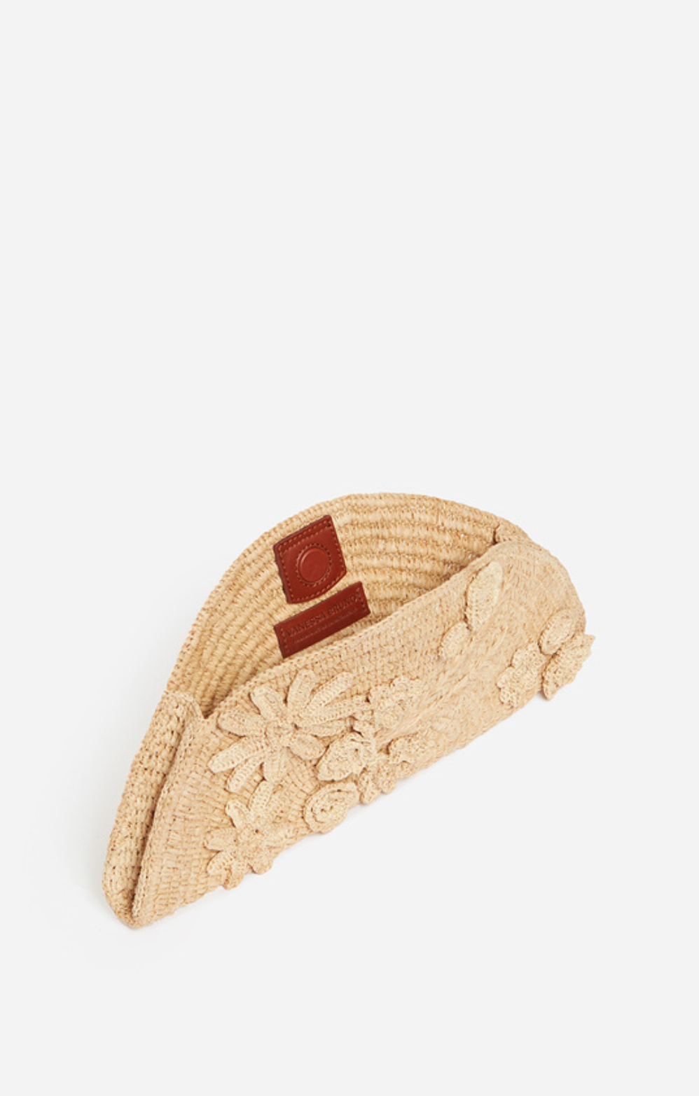 Raffia Floral Clutch