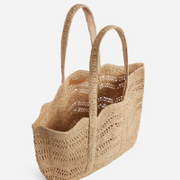 Raffia Cabas Tote