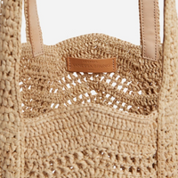 Raffia Cabas Tote
