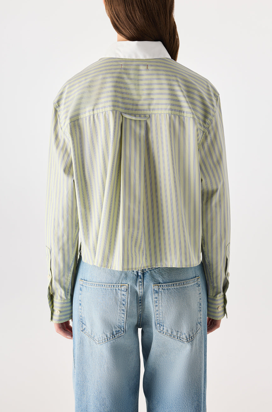 Ruth Crop Shirt Thistle