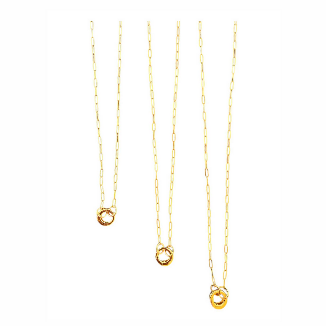 Paperclip Charm Holder Chain