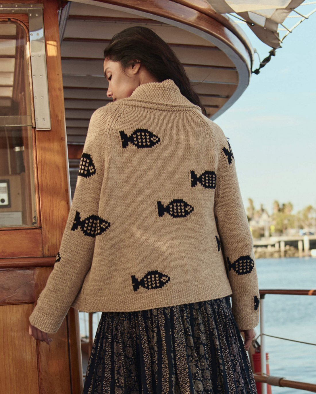 The Swimming Fish Lodge Cardigan