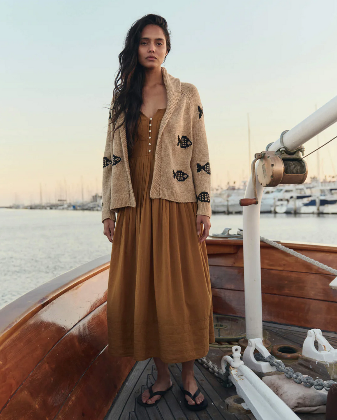 The Swimming Fish Lodge Cardigan