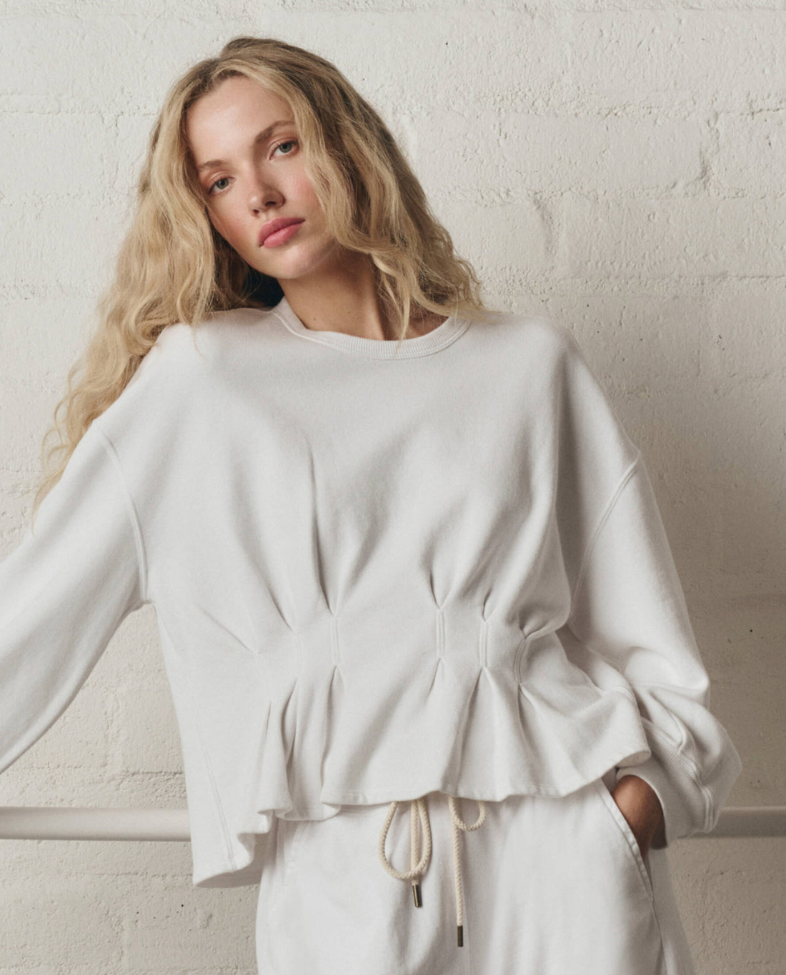The Slouchy Corset Sweatshirt