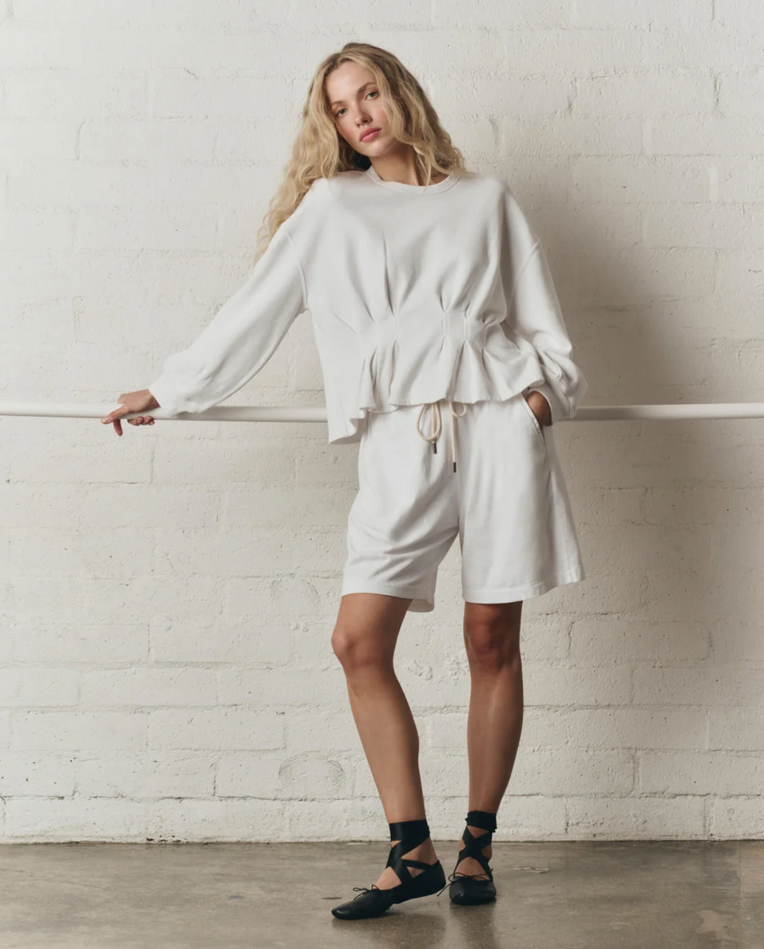 The Slouchy Corset Sweatshirt