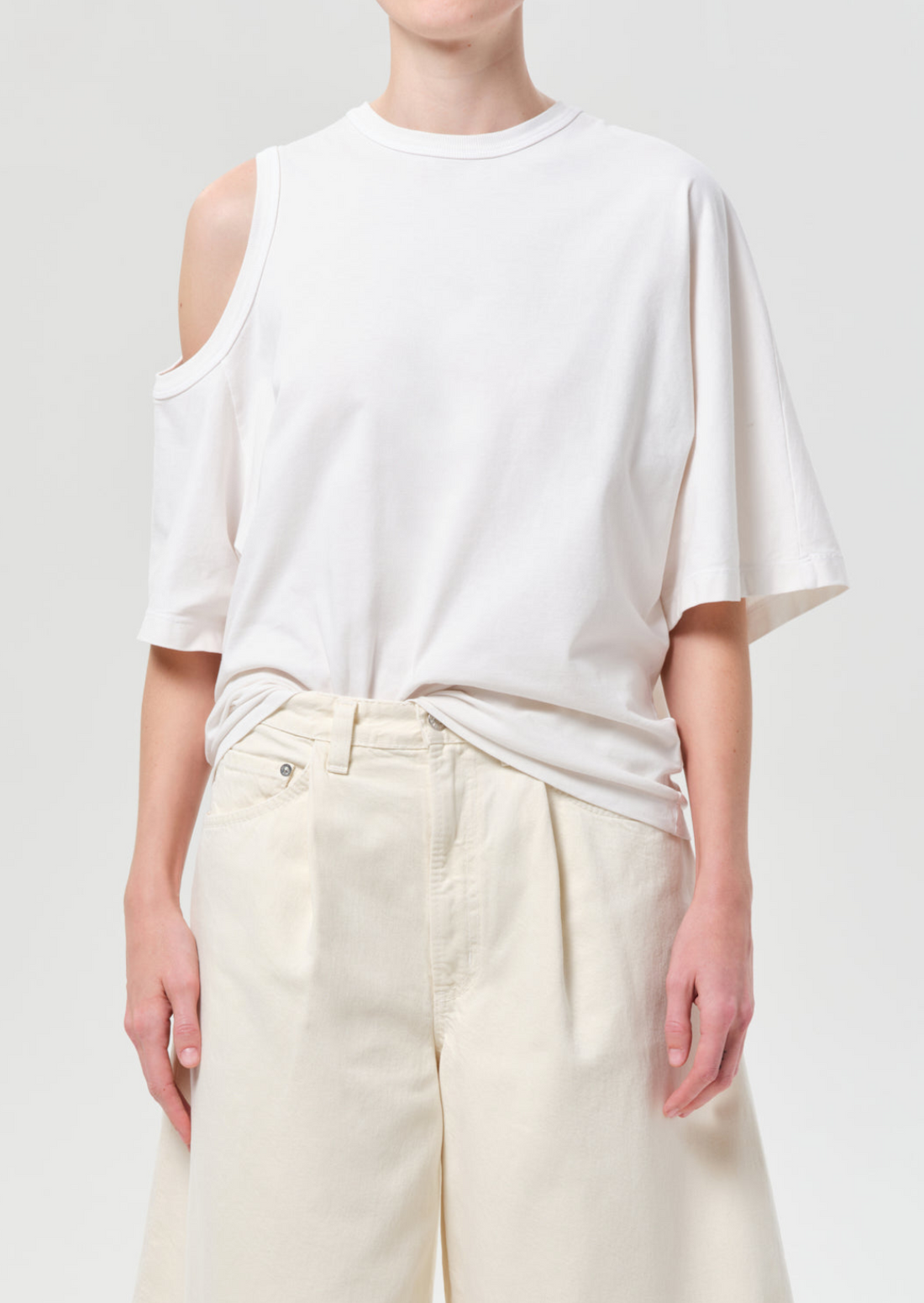 Shoulder Cut Out Tee