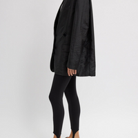 Crispy Nylon Liam Blazer Black