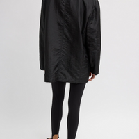 Crispy Nylon Liam Blazer Black