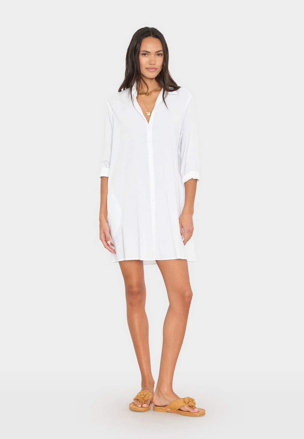 Bobby Dress White