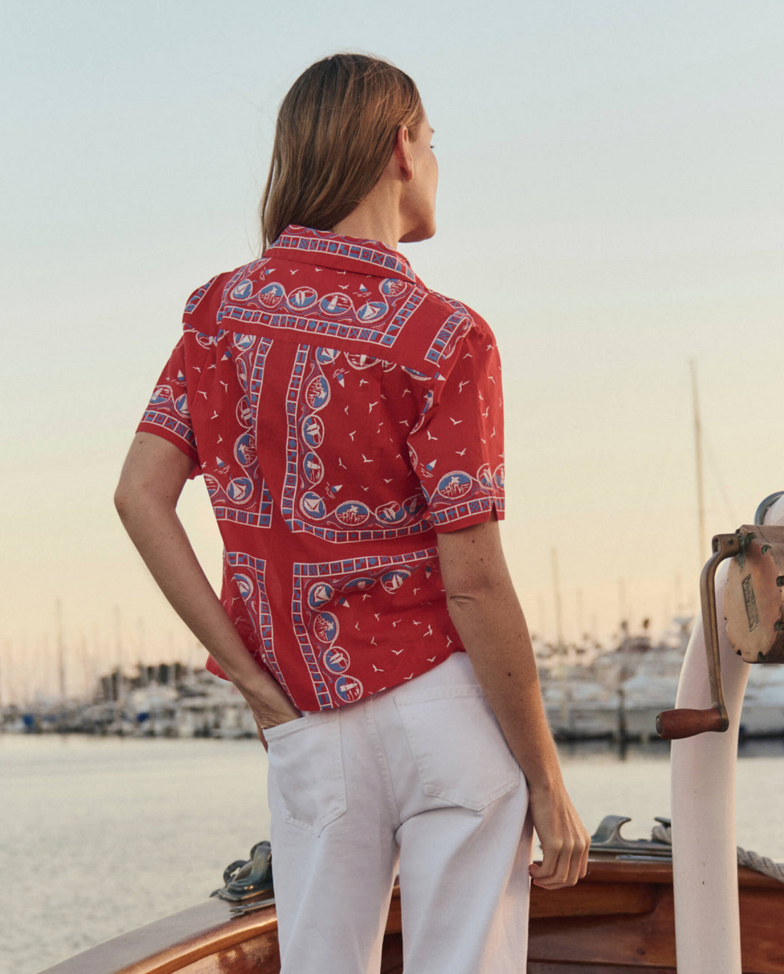 The Postcard Sailboat Shirt
