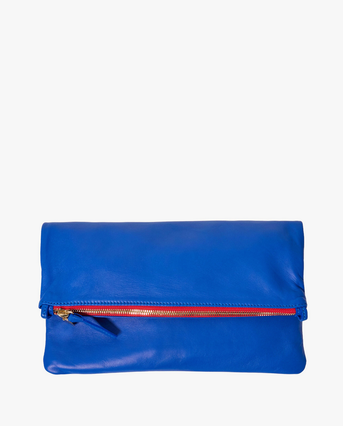 Fold Over Clutch Electric Blue