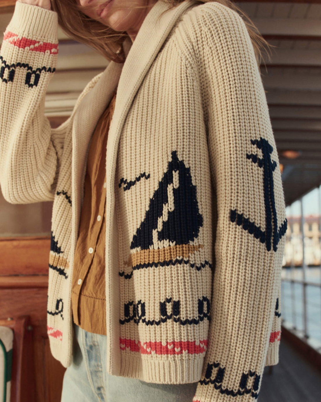 Lodge Sailboat Cardigan