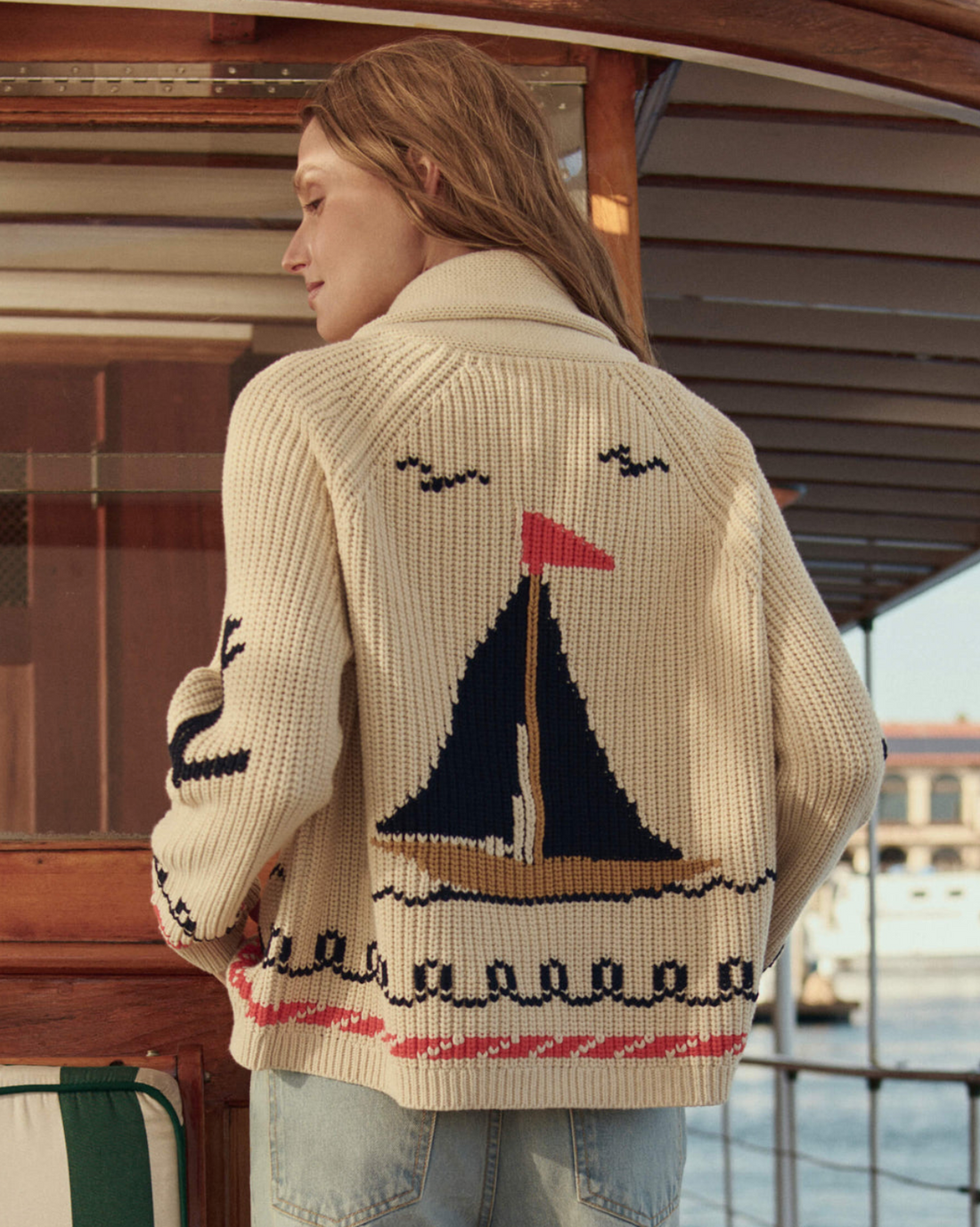 Lodge Sailboat Cardigan