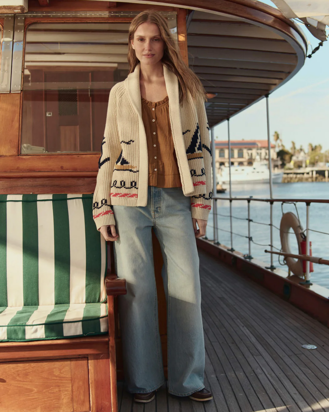 Lodge Sailboat Cardigan