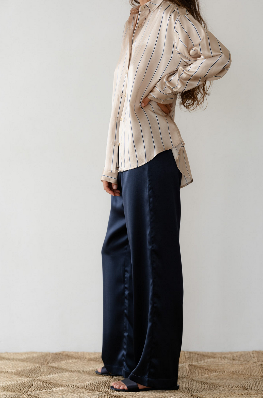 The Simple Silk Pant
