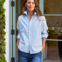 Oona Button Up French Blue