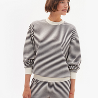 Stripes Oversized Sweatshirt