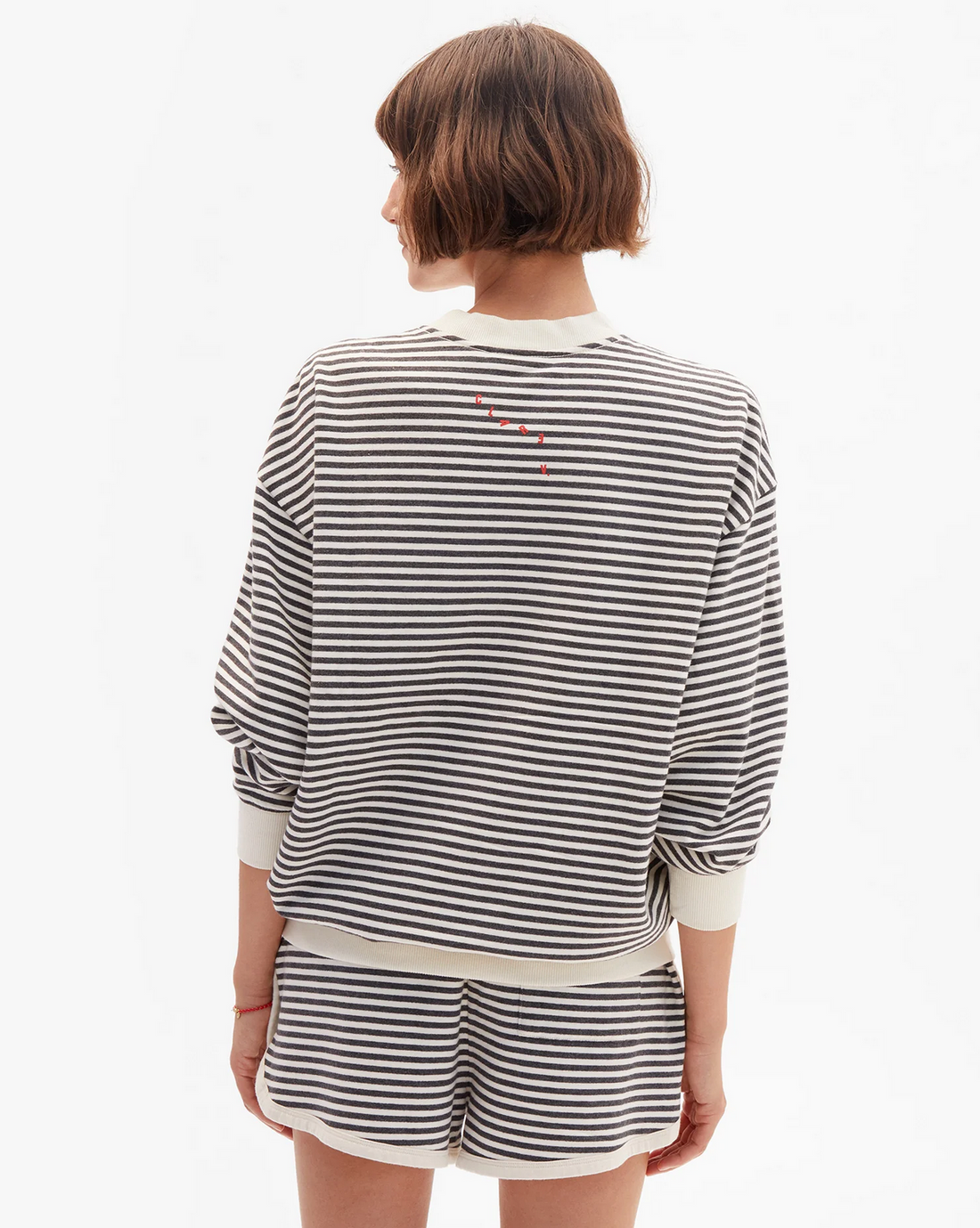 Stripes Oversized Sweatshirt
