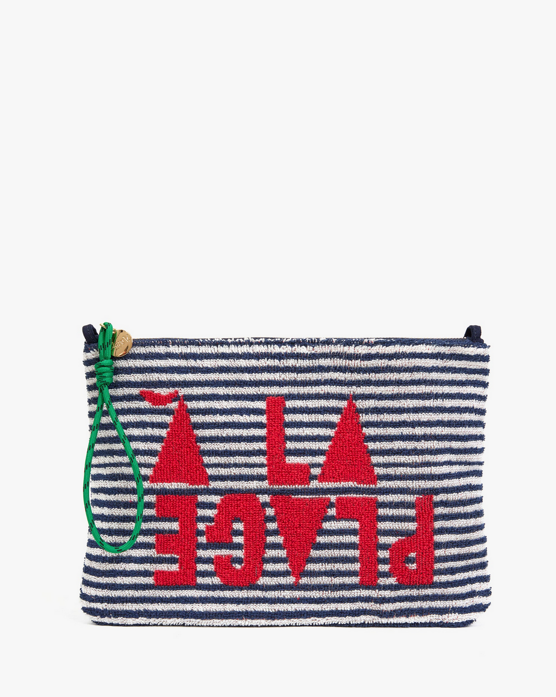 La Plage Terry Flat Clutch