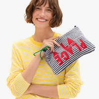La Plage Terry Flat Clutch