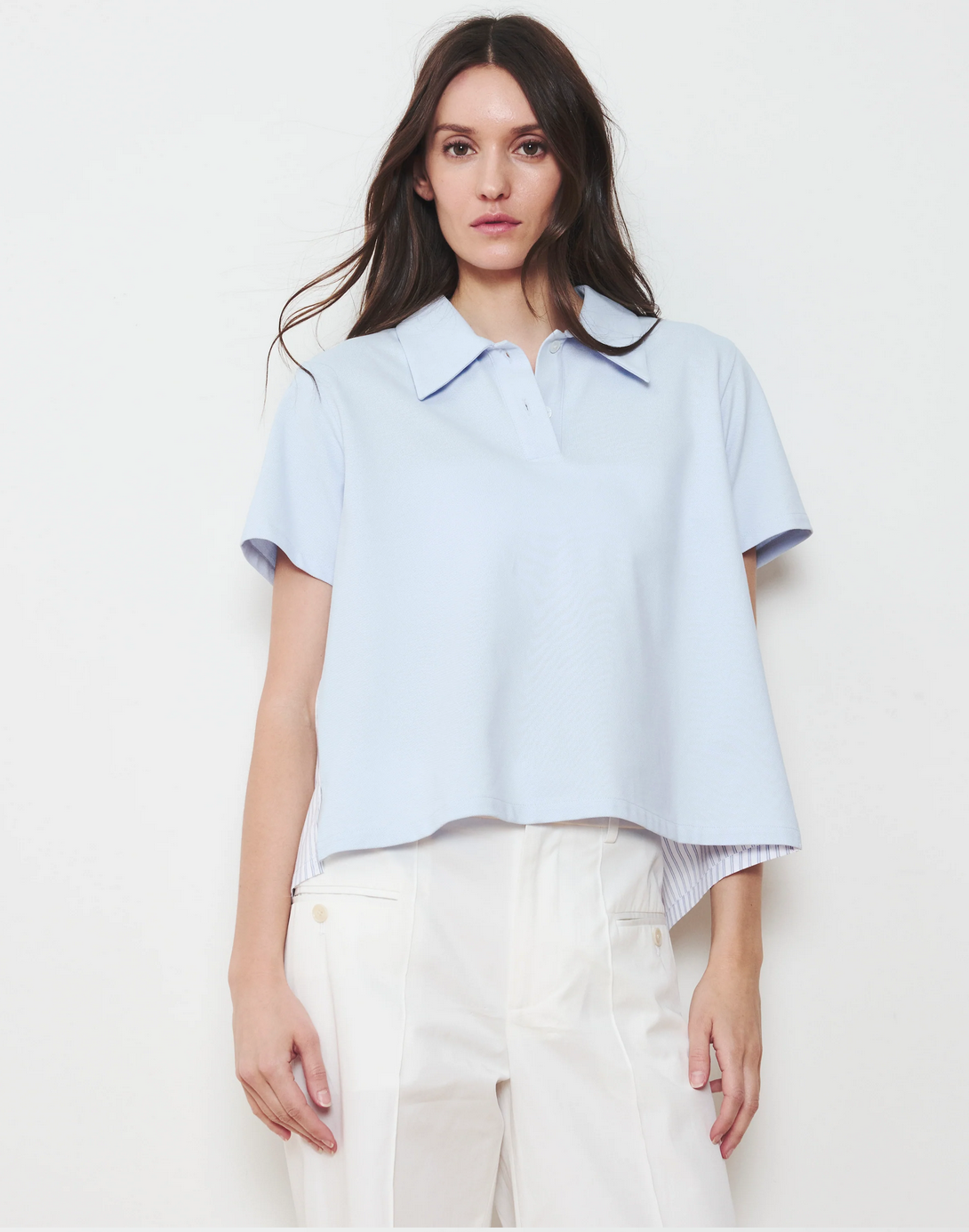 The Media Polo Pale Blue