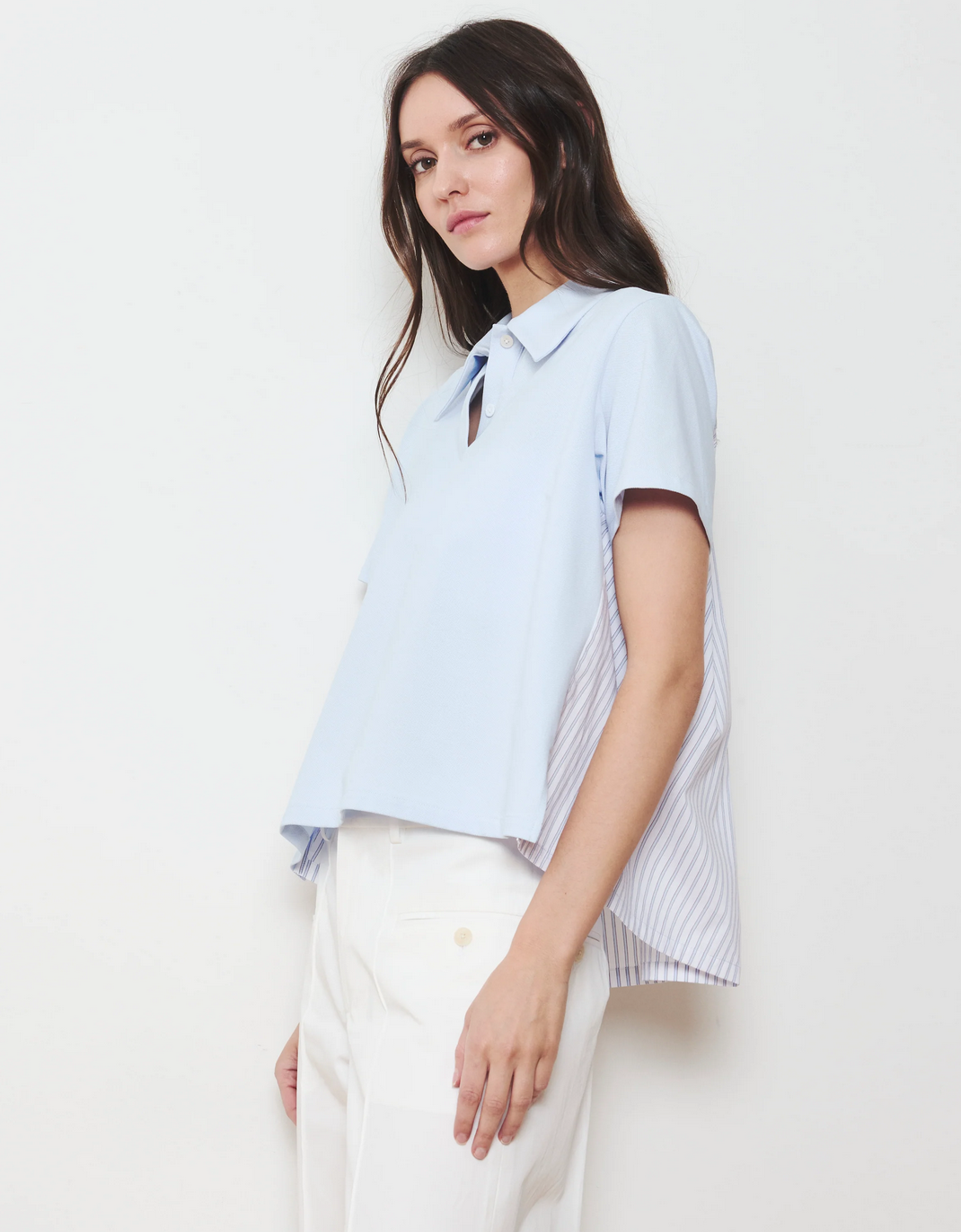 The Media Polo Pale Blue
