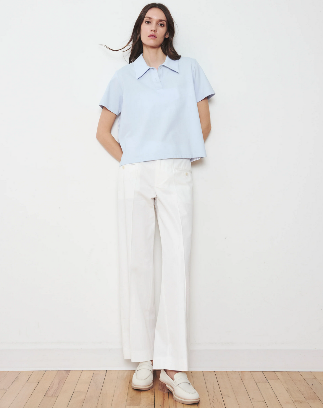The Media Polo Pale Blue