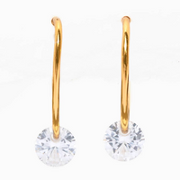 Endless Dewdrop Hoops