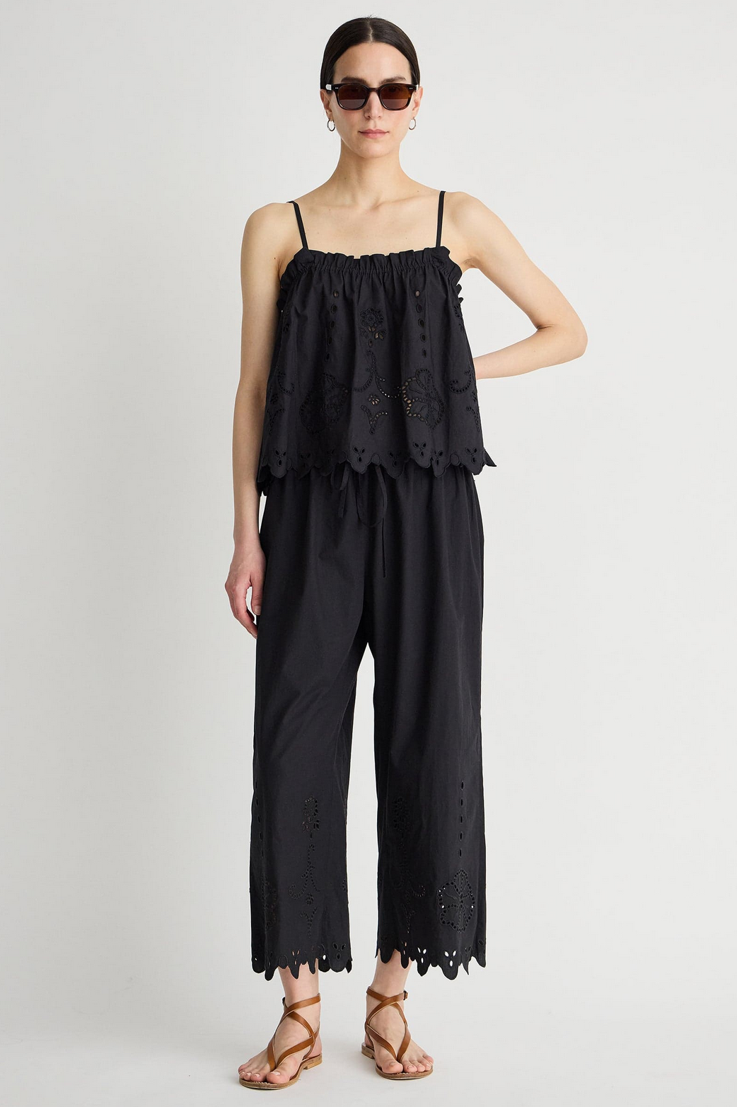 Embroidered Kari Pant