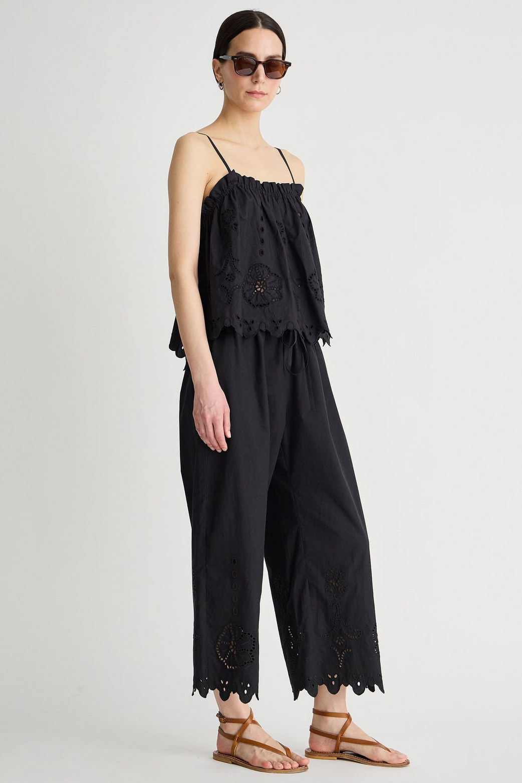 Embroidered Kari Pant