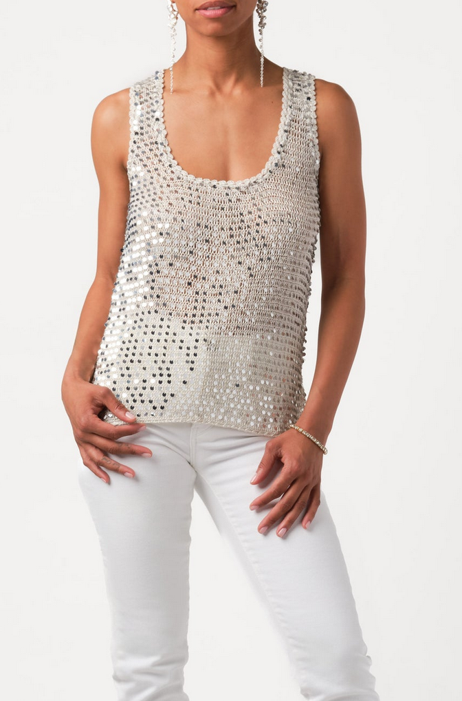 Lucia Top Silver