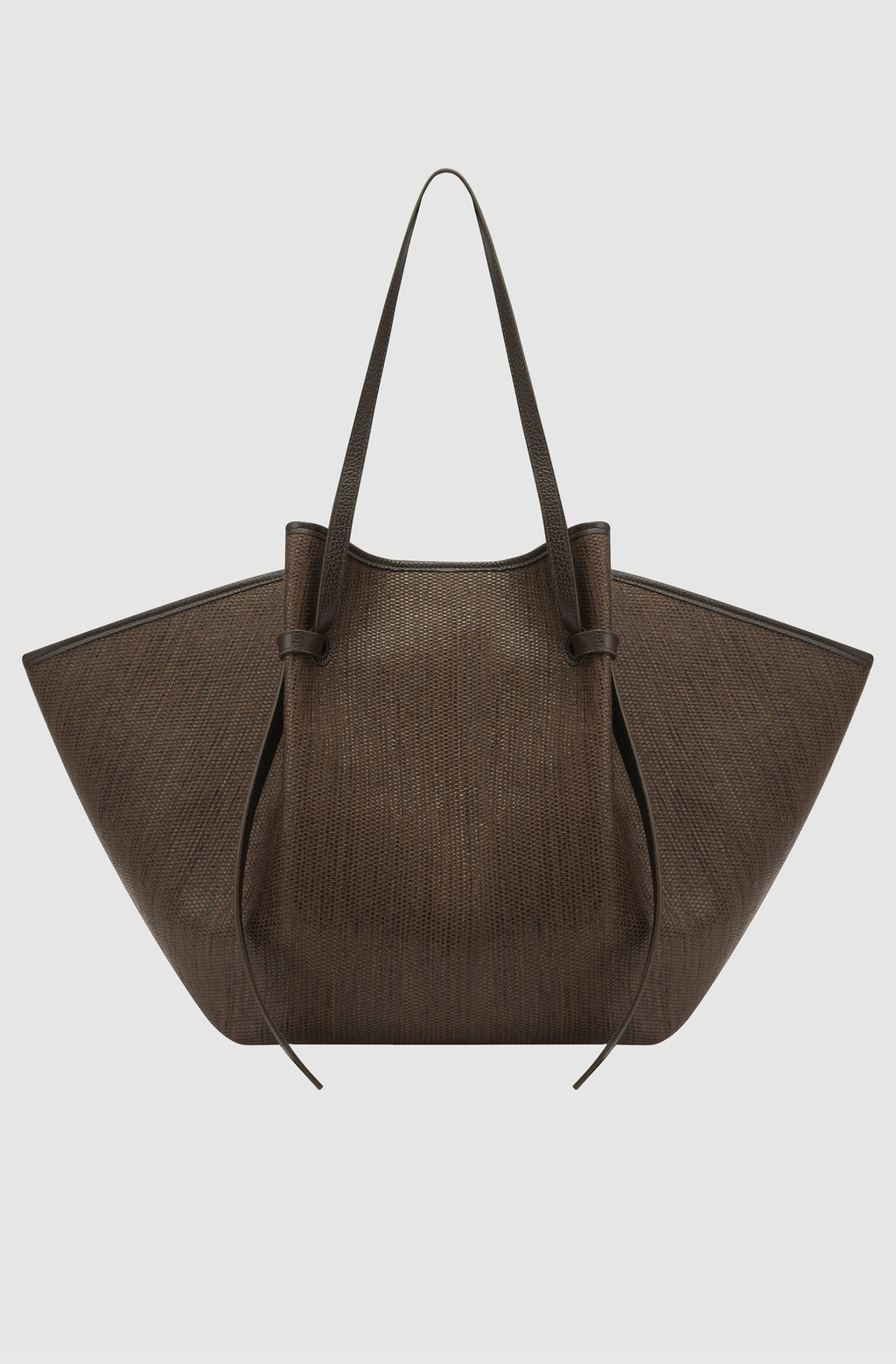 XL Mochi Rafia Bag Fudge