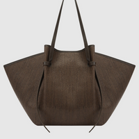 XL Mochi Rafia Bag Fudge