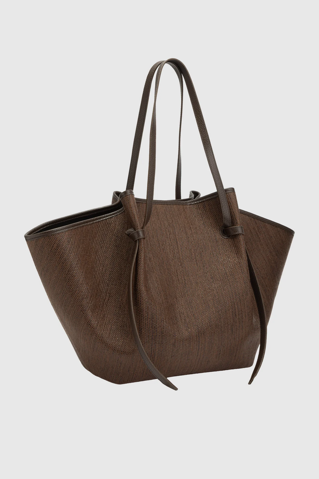 XL Mochi Rafia Bag Fudge
