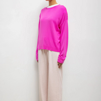 James Oversized Crewneck Azalea