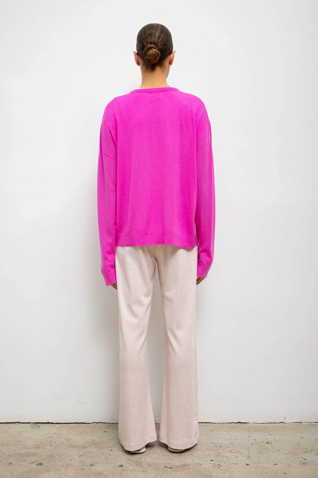 James Oversized Crewneck Azalea