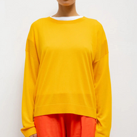 James Oversized Crewneck Marigold