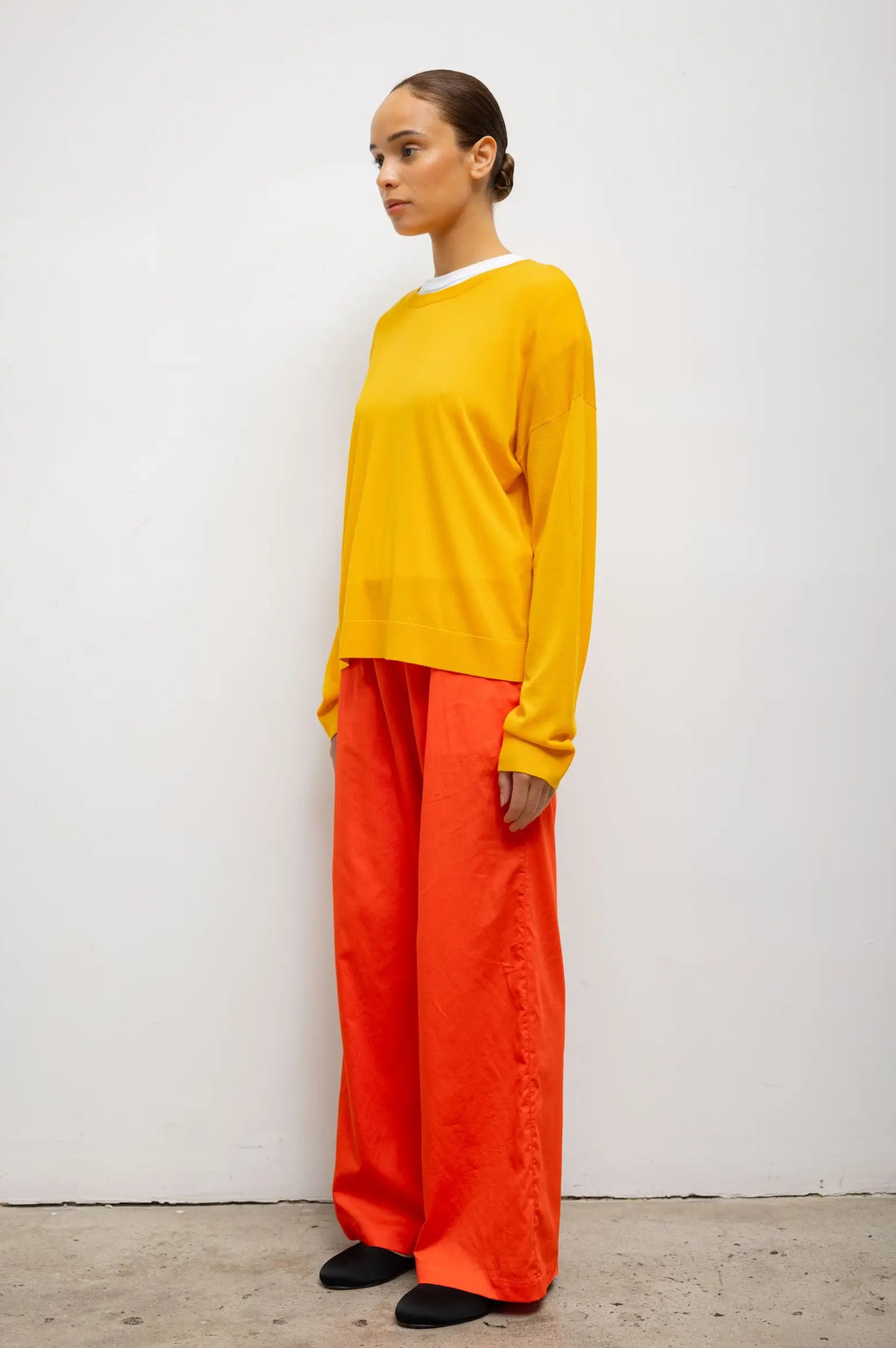 James Oversized Crewneck Marigold