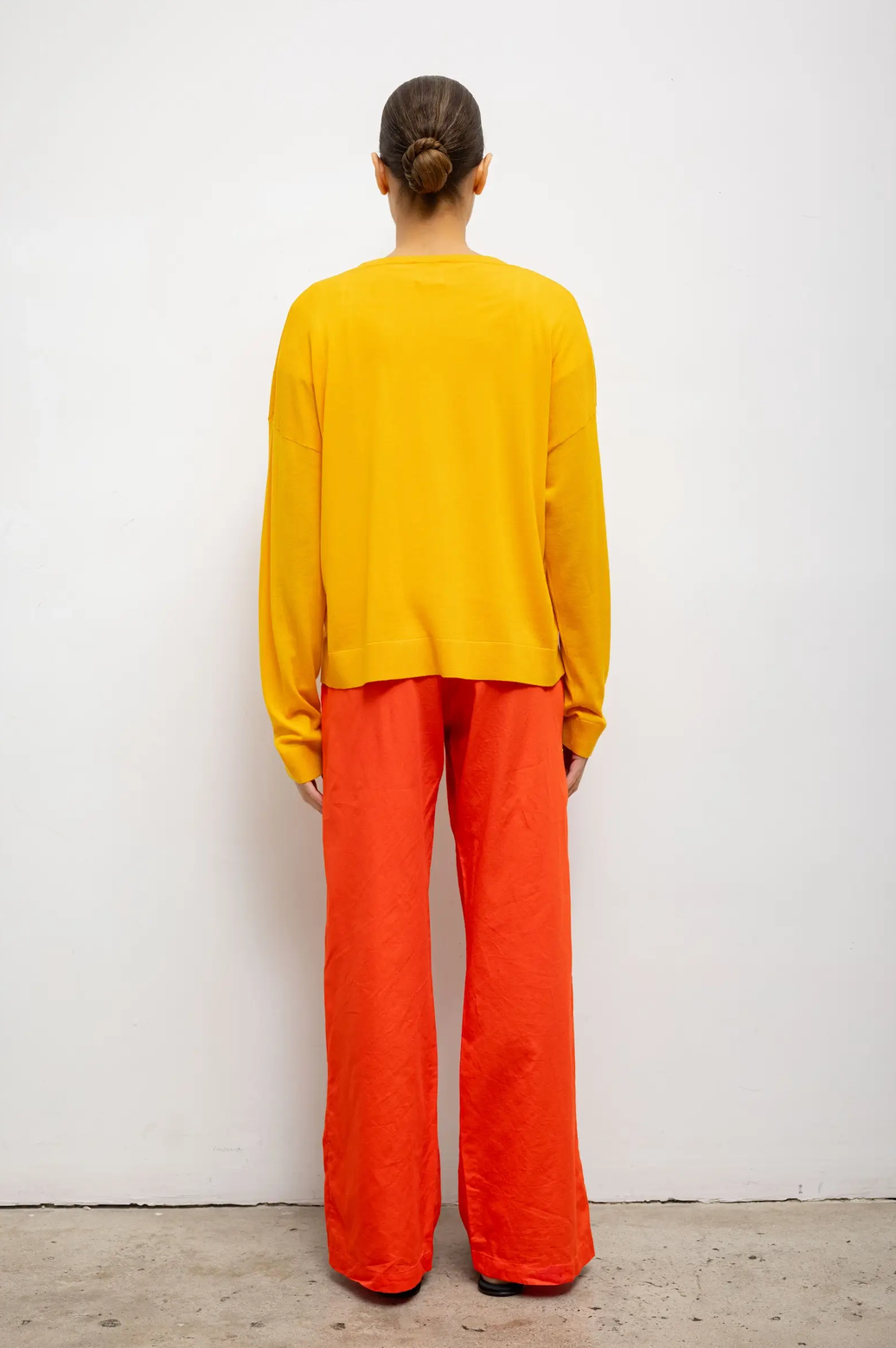 James Oversized Crewneck Marigold
