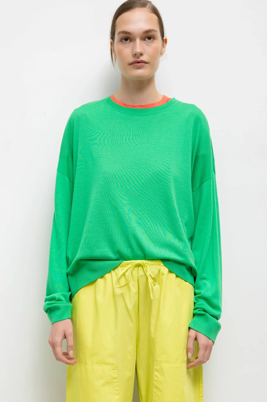 James Oversized Crewneck Vert