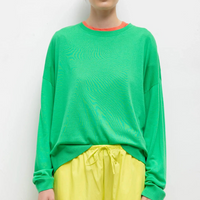 James Oversized Crewneck Vert