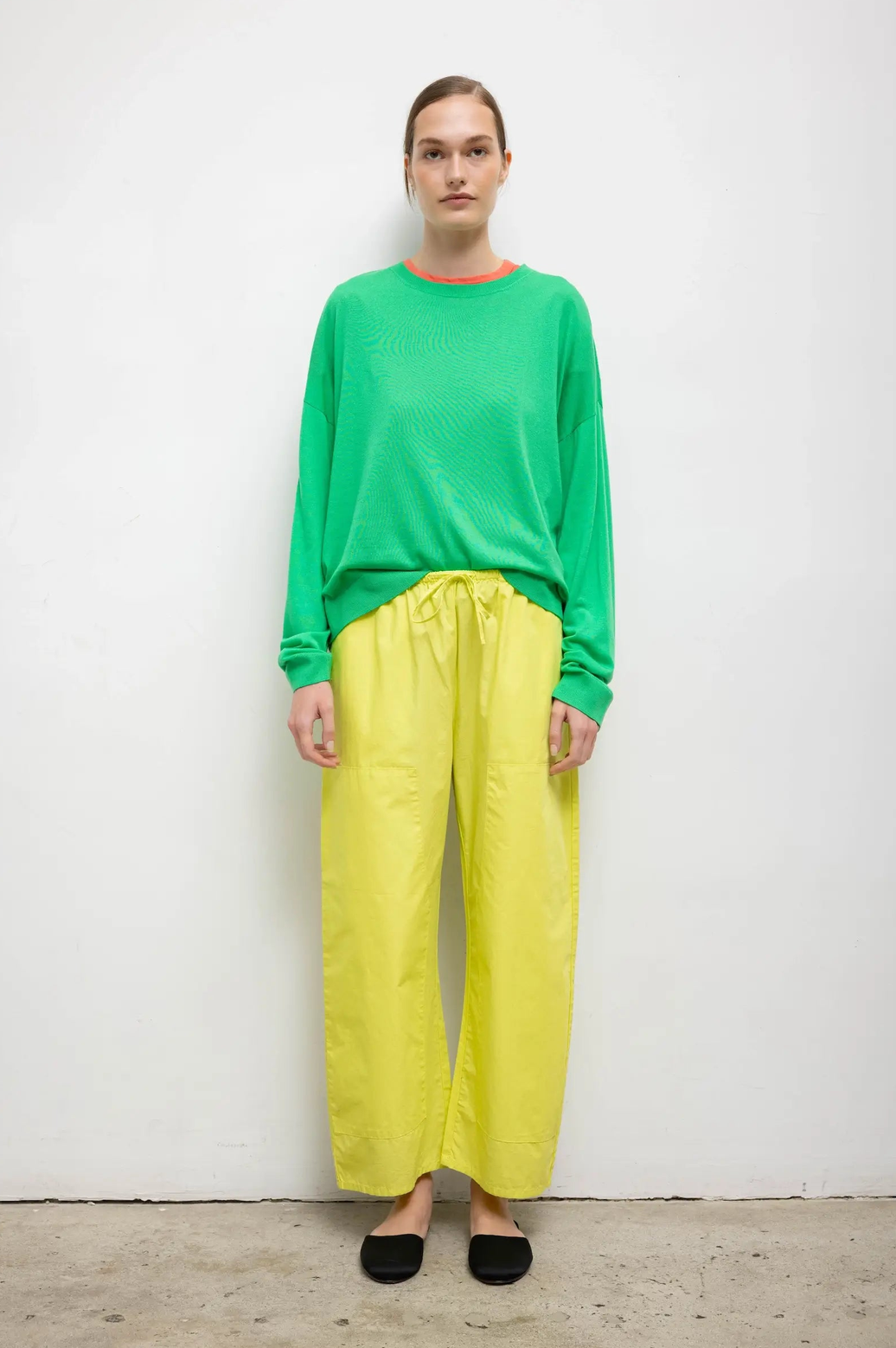 James Oversized Crewneck Vert