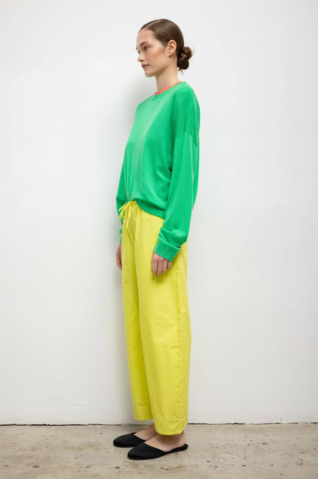 James Oversized Crewneck Vert