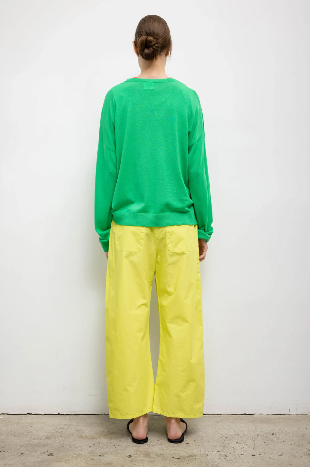James Oversized Crewneck Vert