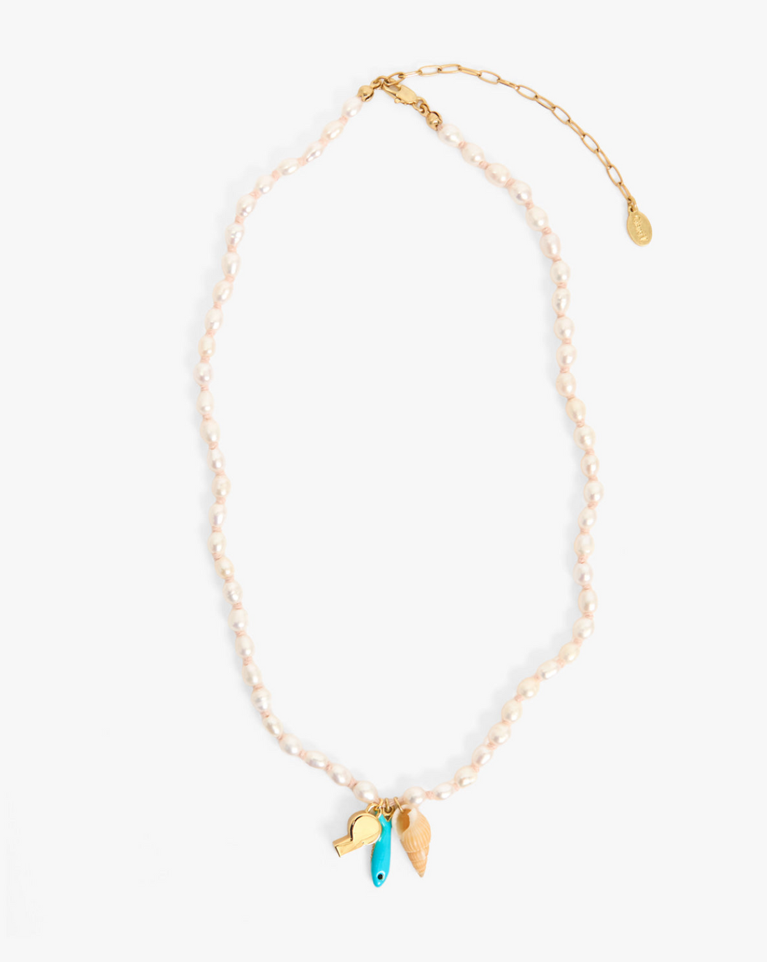 Freshwater Pearl Charm Necklace