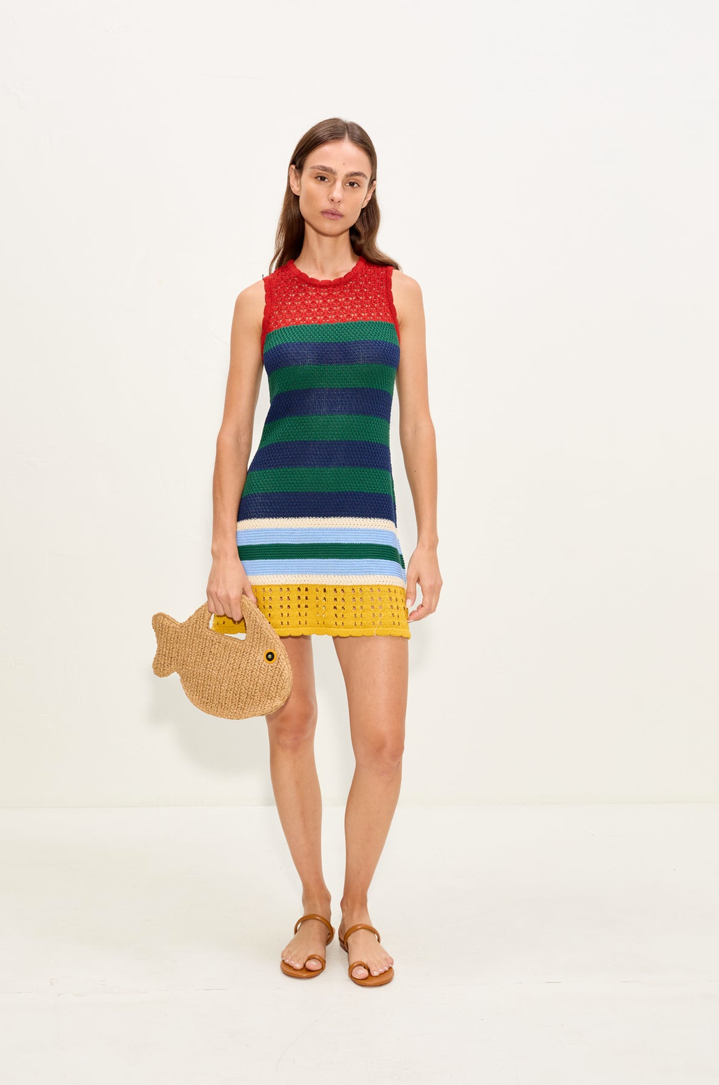 Yvonne Stripe Knit Dress