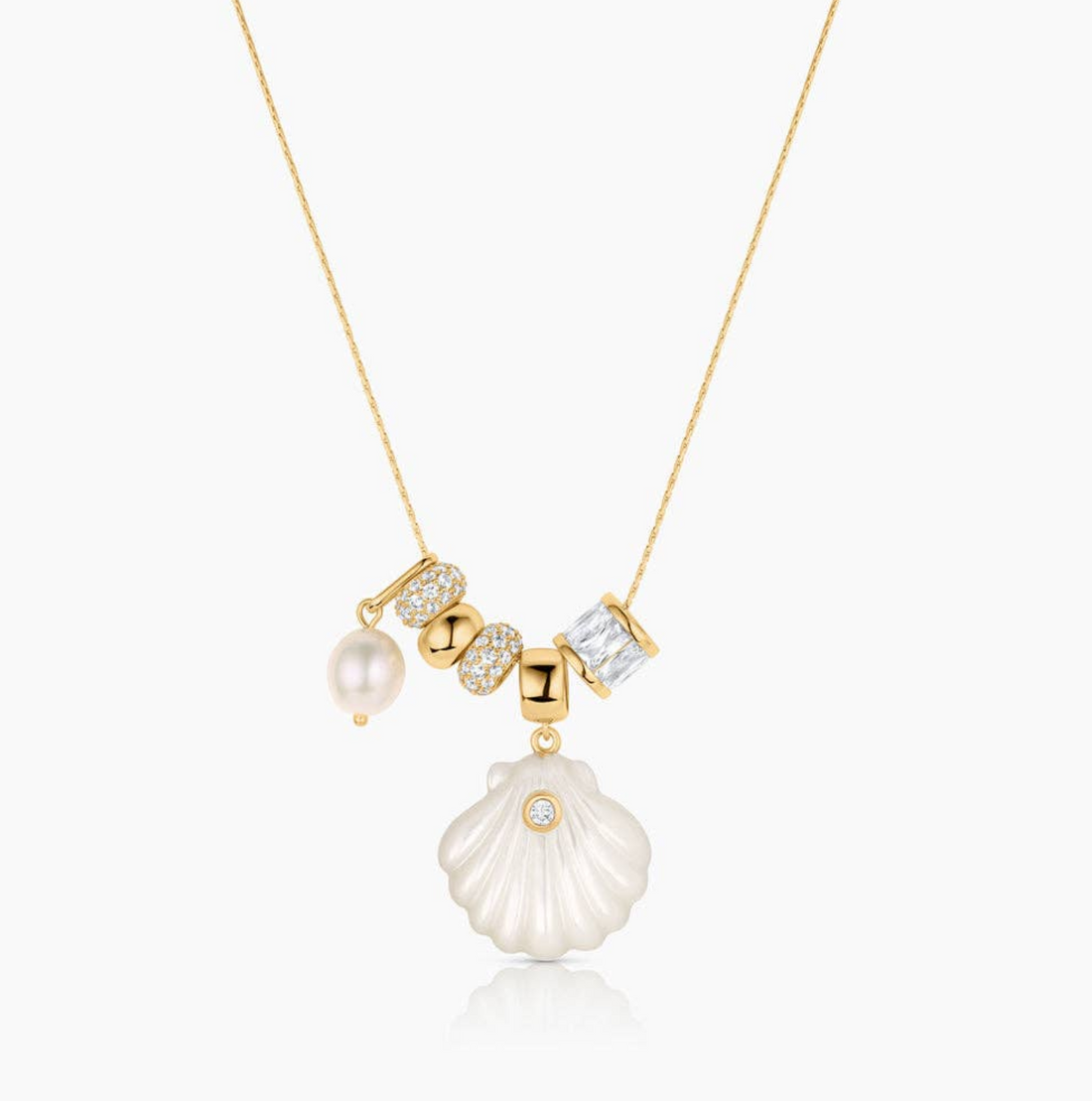 Coquille Soirée MOP Necklace